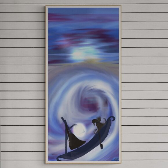 Tossed on the Storm | Romantic Art | Modern Wall Decor | Digital Prints - Picture 1 of 4